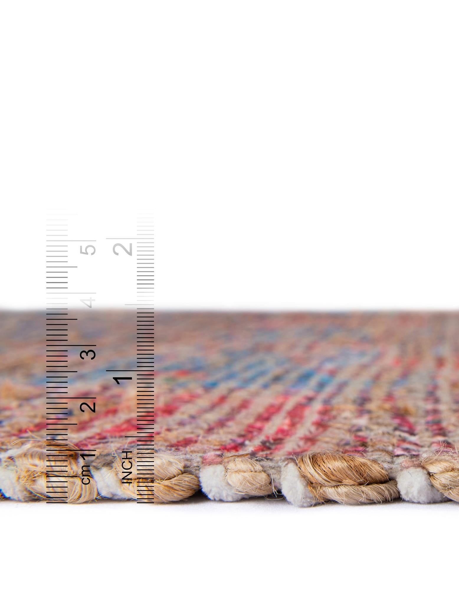 6' 1 x 9' Chenille Jute Rug