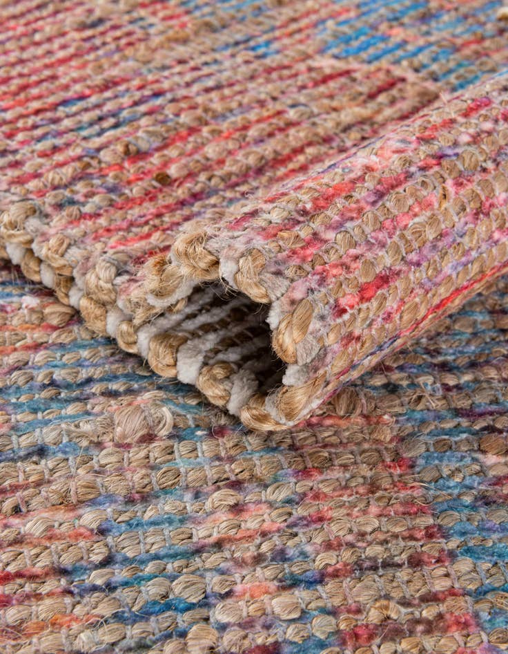 Detail image of 6' 1 x 9' Chenille Jute Rug