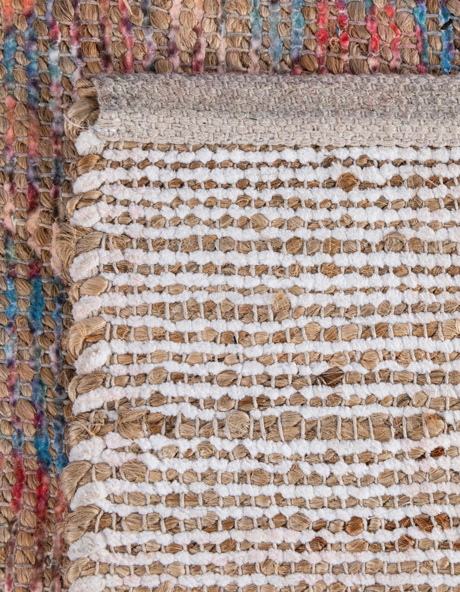 6' 1 x 9' Chenille Jute Rug
