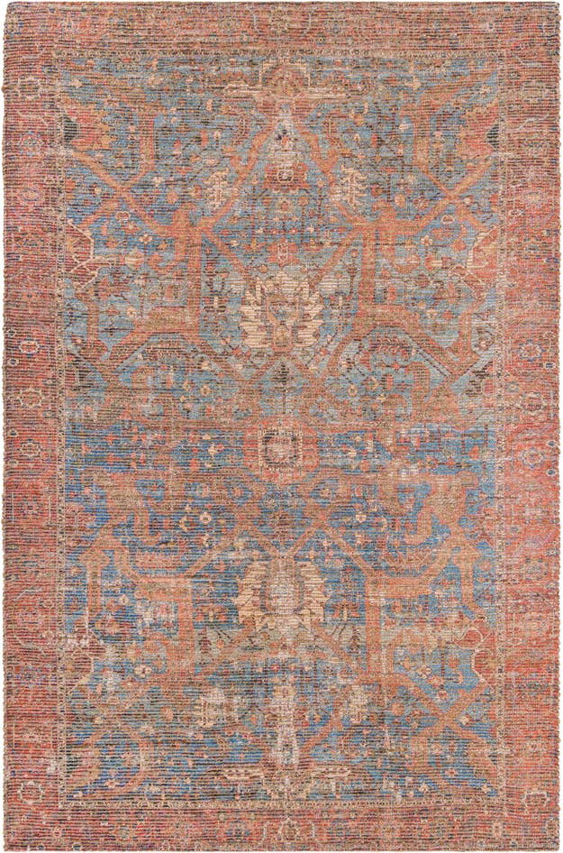 Detail image of 6' 1 x 9' Chenille Jute Rug