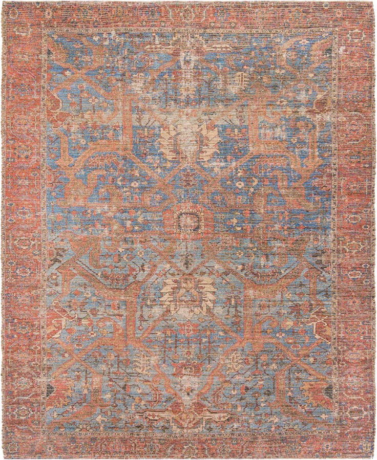 Detail image of 7' 10 x 10' Chenille Jute Rug
