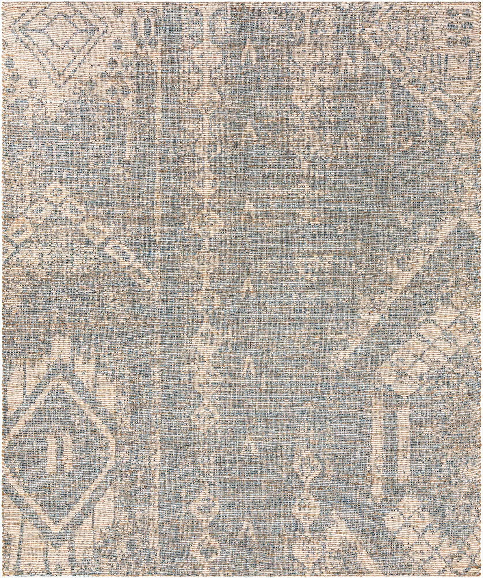 7' 10 x 10'  Hand Woven Chenille Jute Rug