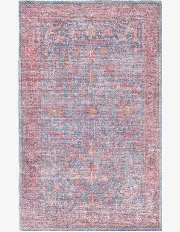 Antique Blue Washable Mangata Rug