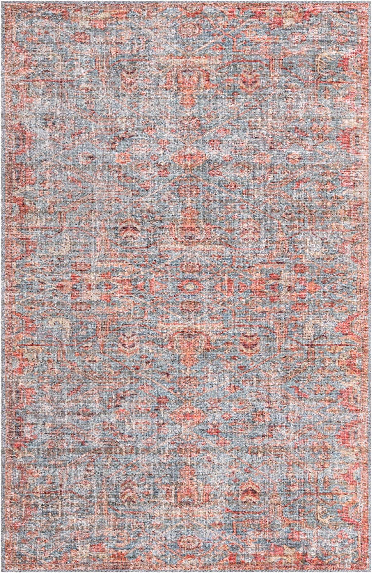 5' 3 x 8' Washable Nostalgia Rug