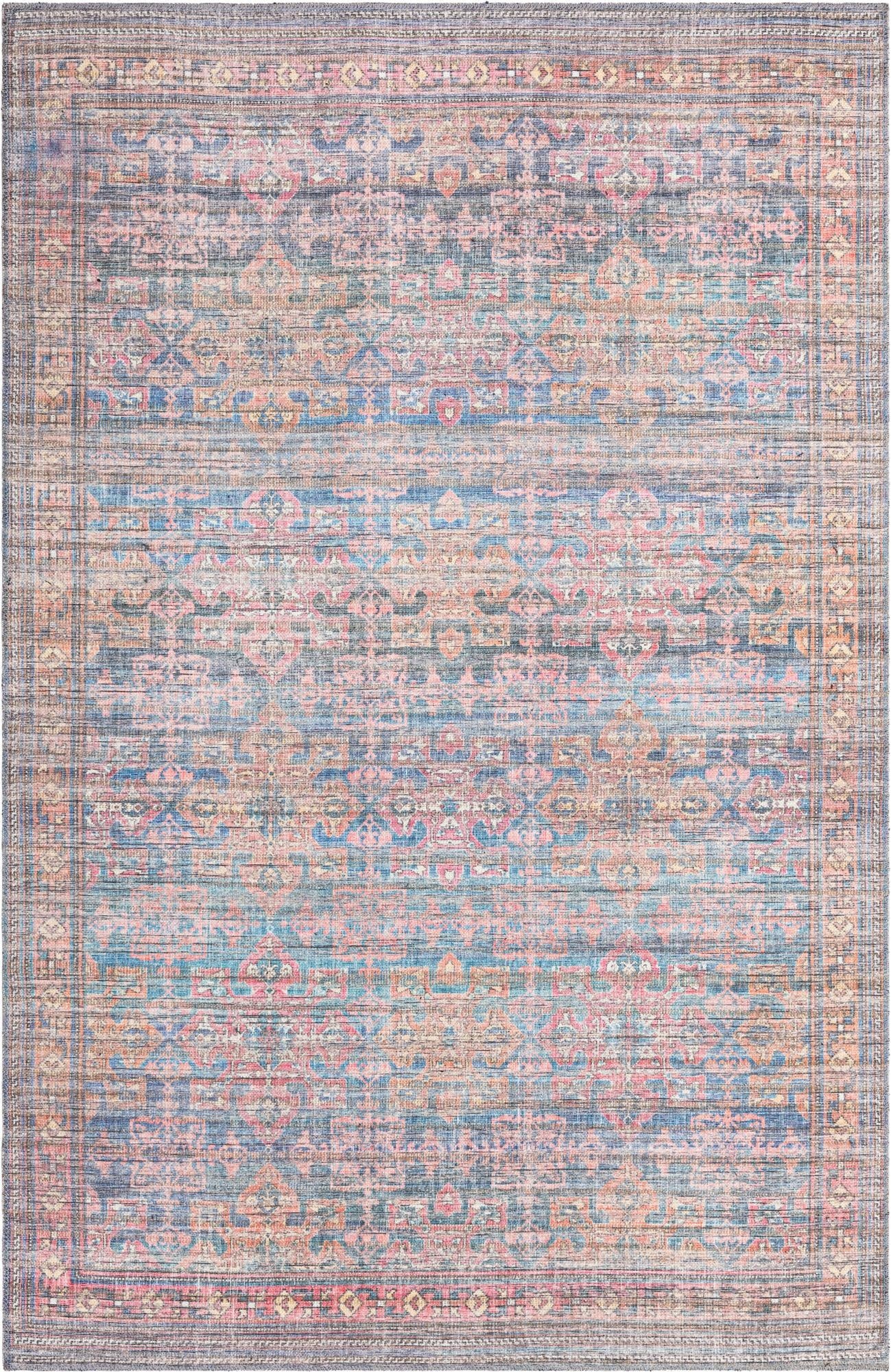 Primary image 5' 3 x 8'  Washable Nostalgia Rug