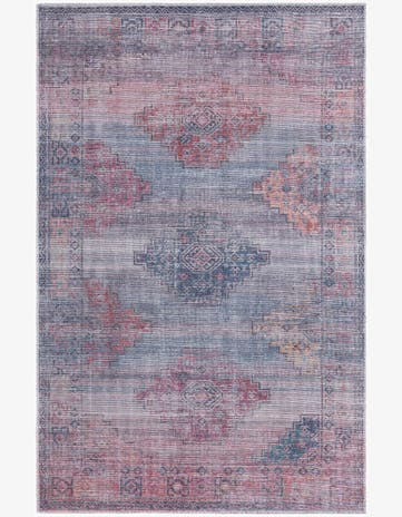 Antique Blue Washable Sisu Rug