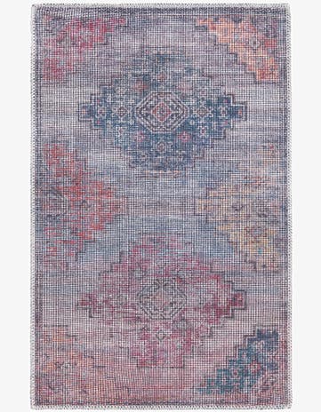 Antique Blue Washable Sisu Rug