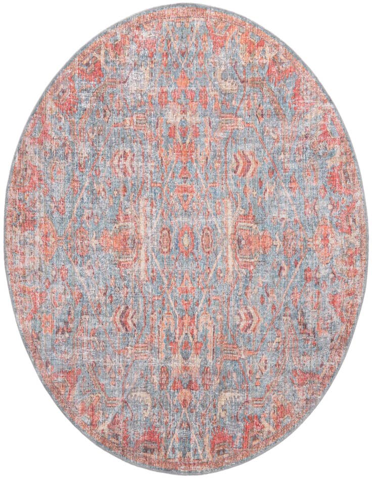Detail image of 7' 10 x 7' 10 Washable Nostalgia Round Rug