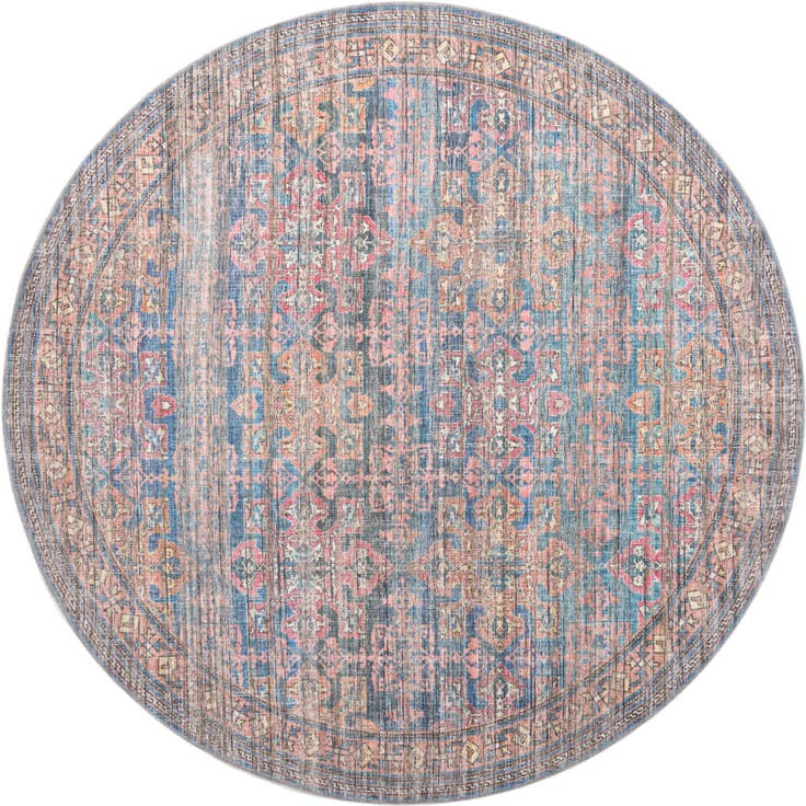 Detail image of 7' 10 x 7' 10 Washable Nostalgia Round Rug
