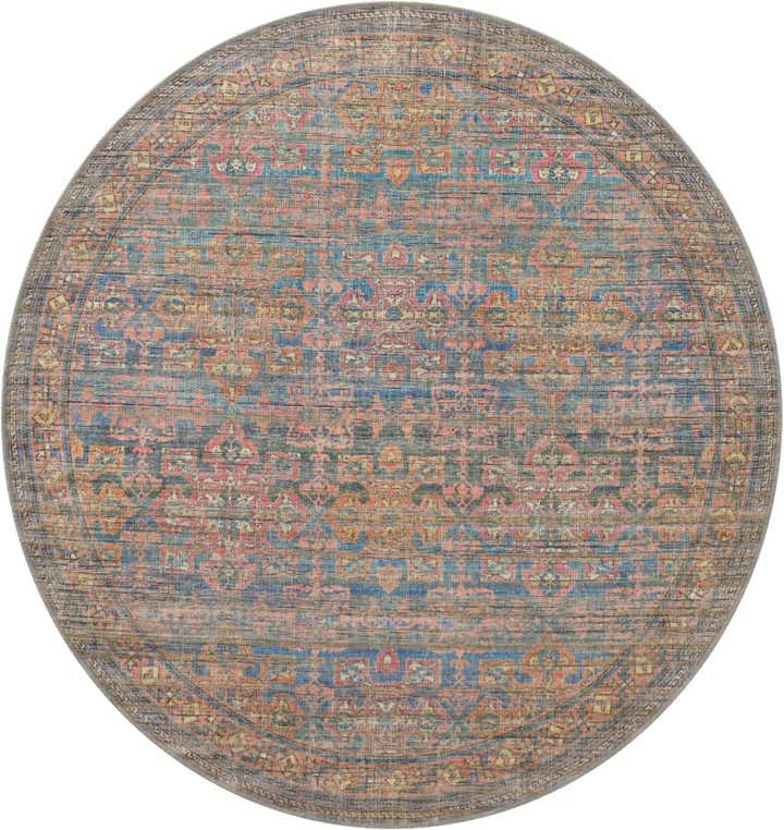 5' 3 x 5' 3 Nostalgia Round Rug