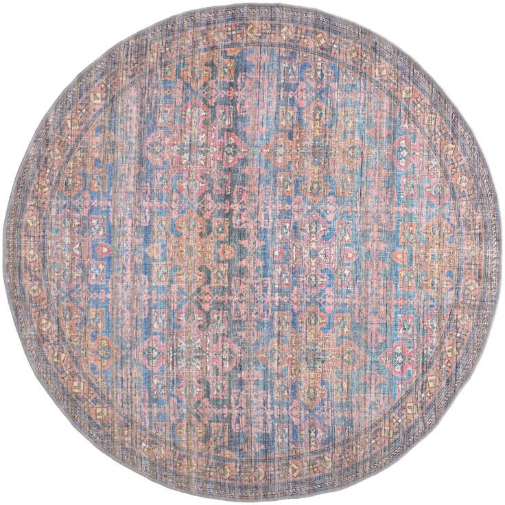 Detail image of 5' 3 x 5' 3 Nostalgia Round Rug