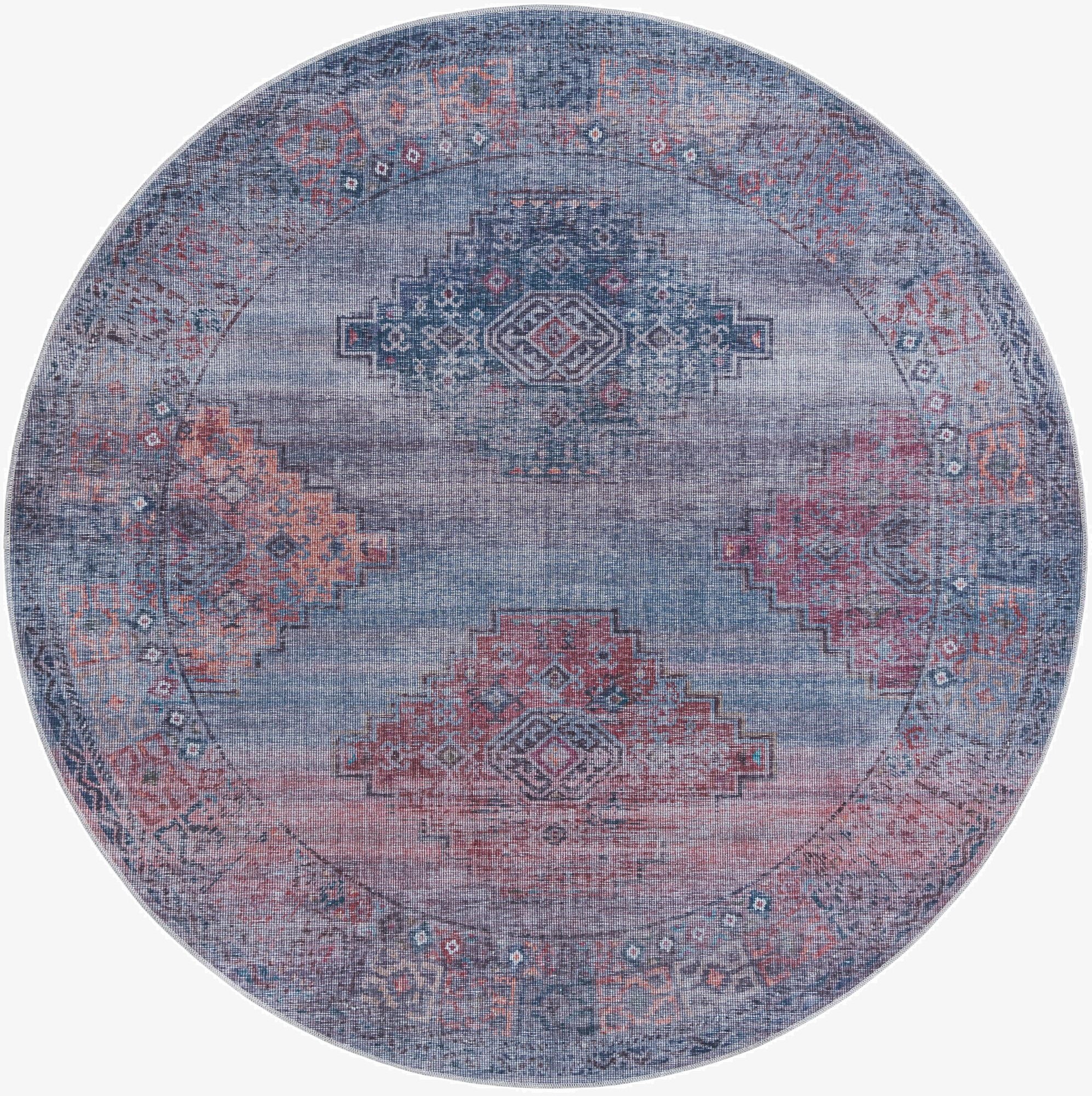 7' 10 x 7' 10  Washable Sisu Round Rug