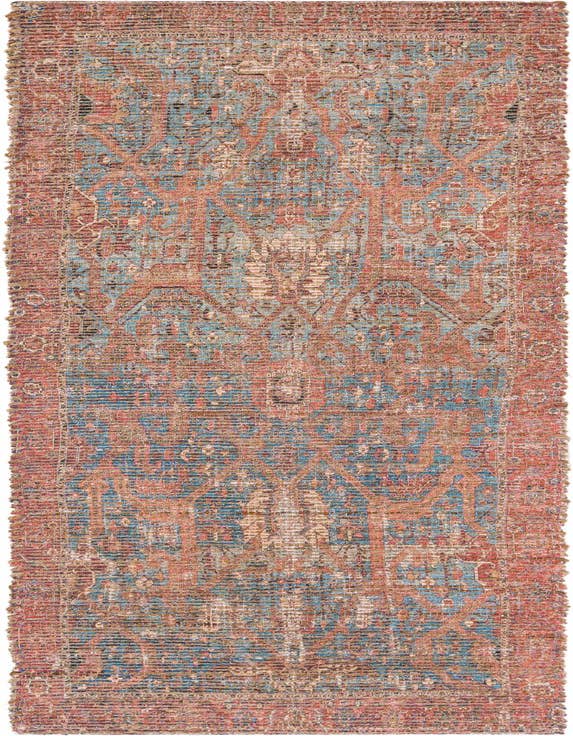 Detail image of 2' 2 x 8' Chenille Jute Runner Rug