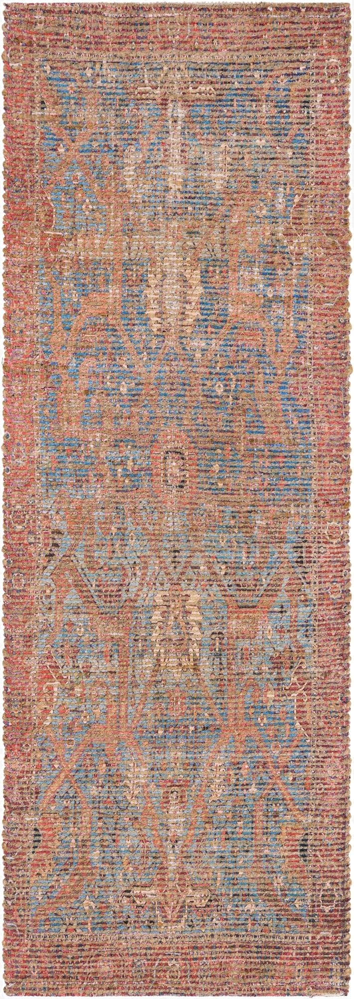 2' 2 x 6' 1 Chenille Jute Runner Rug