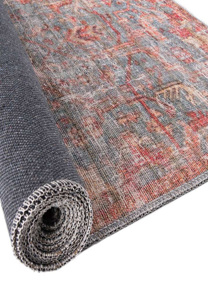 2' 7 x 12' Washable Nostalgia Runner Rug