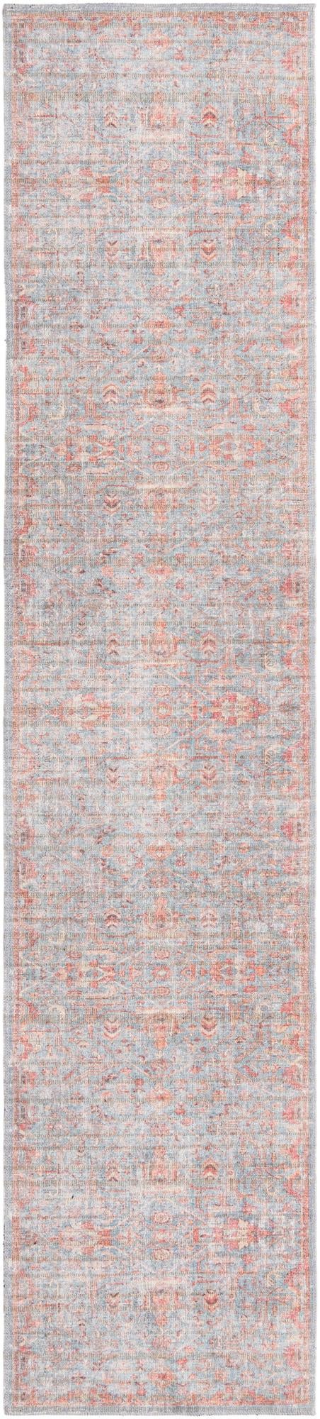 2' 7 x 12' Washable Nostalgia Runner Rug