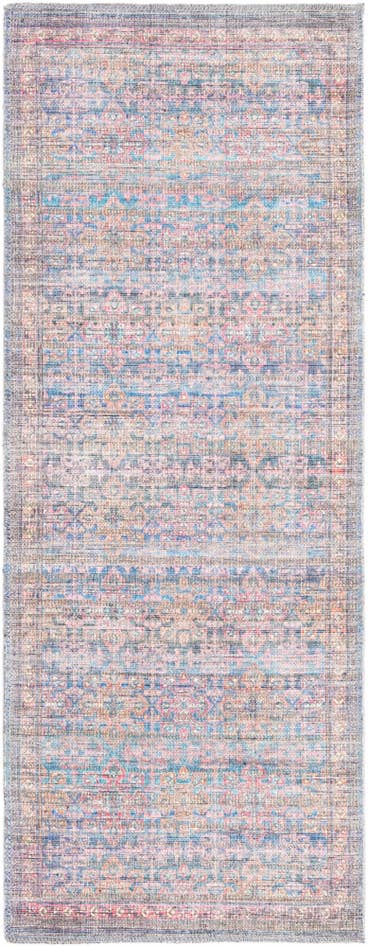 Detail image of 2' x 5' Washable Nostalgia Runner Rug