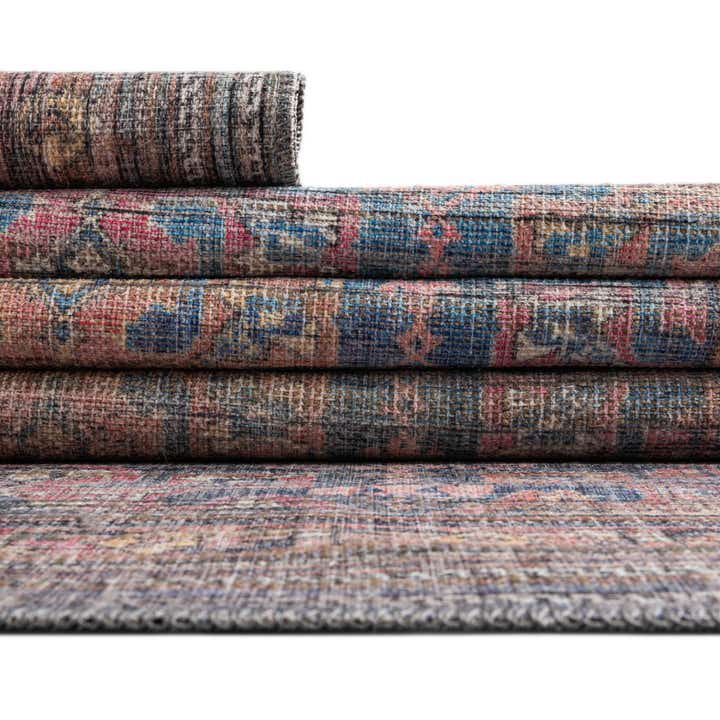 2' 7 x 14' Washable Nostalgia Runner Rug