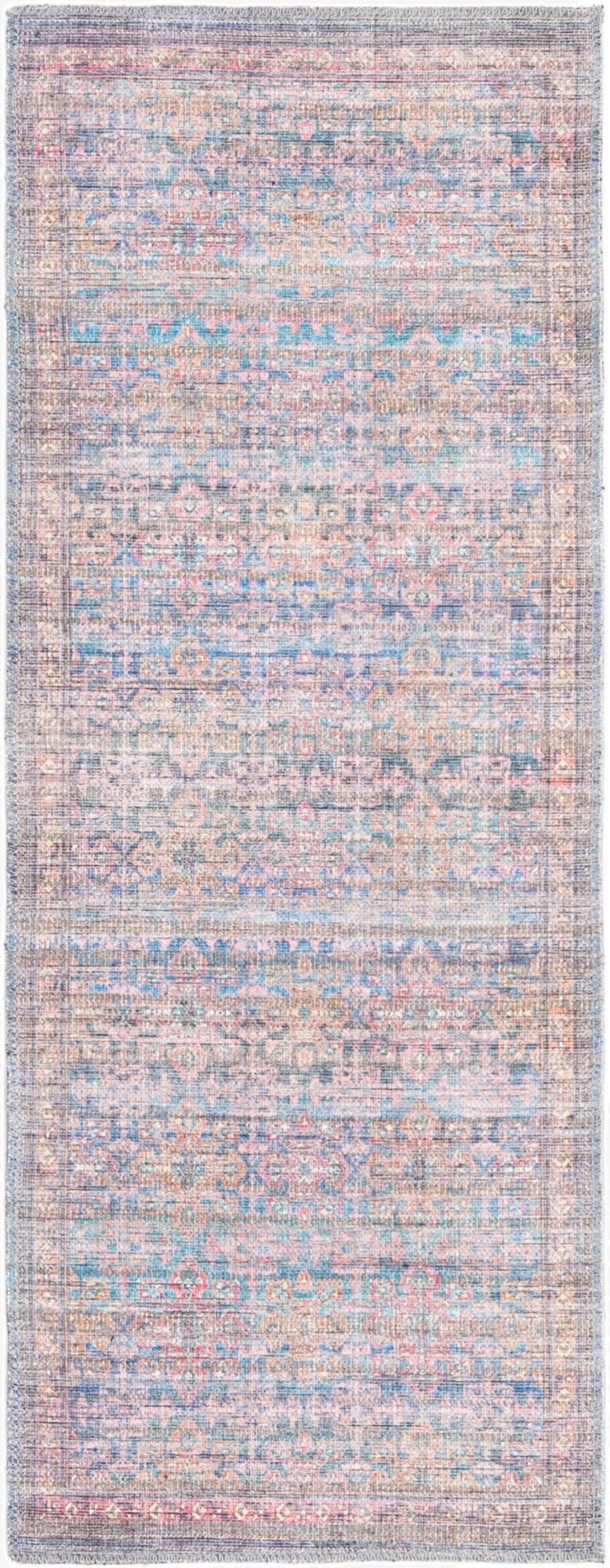 Primary image 2' x 5'  Washable Nostalgia Runner Rug