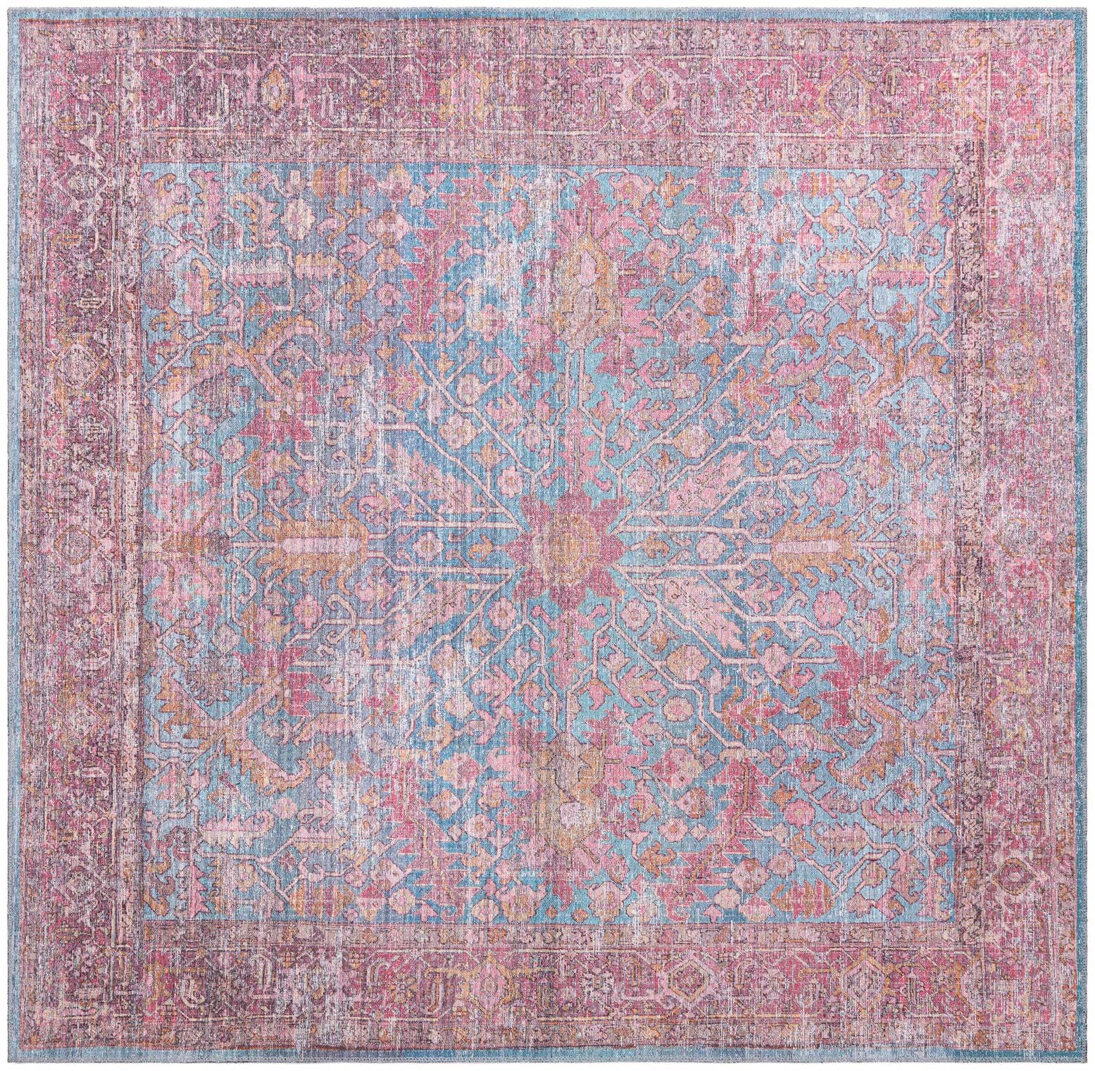 7' 10 x 7' 10 Washable Mangata Square Rug