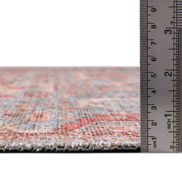 Detail image of 5' 3 x 5' 3 Washable Nostalgia Square Rug
