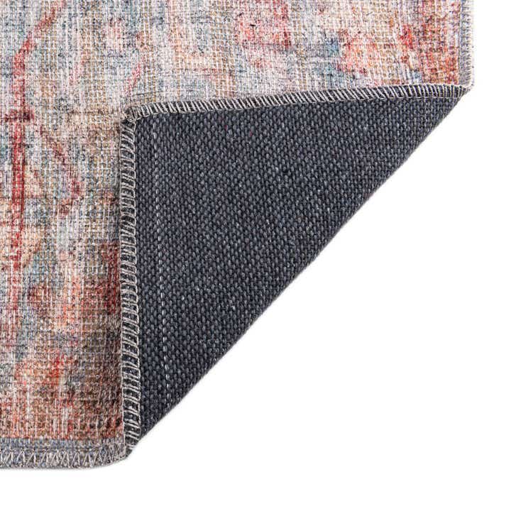 5' 3 x 5' 3 Washable Nostalgia Square Rug