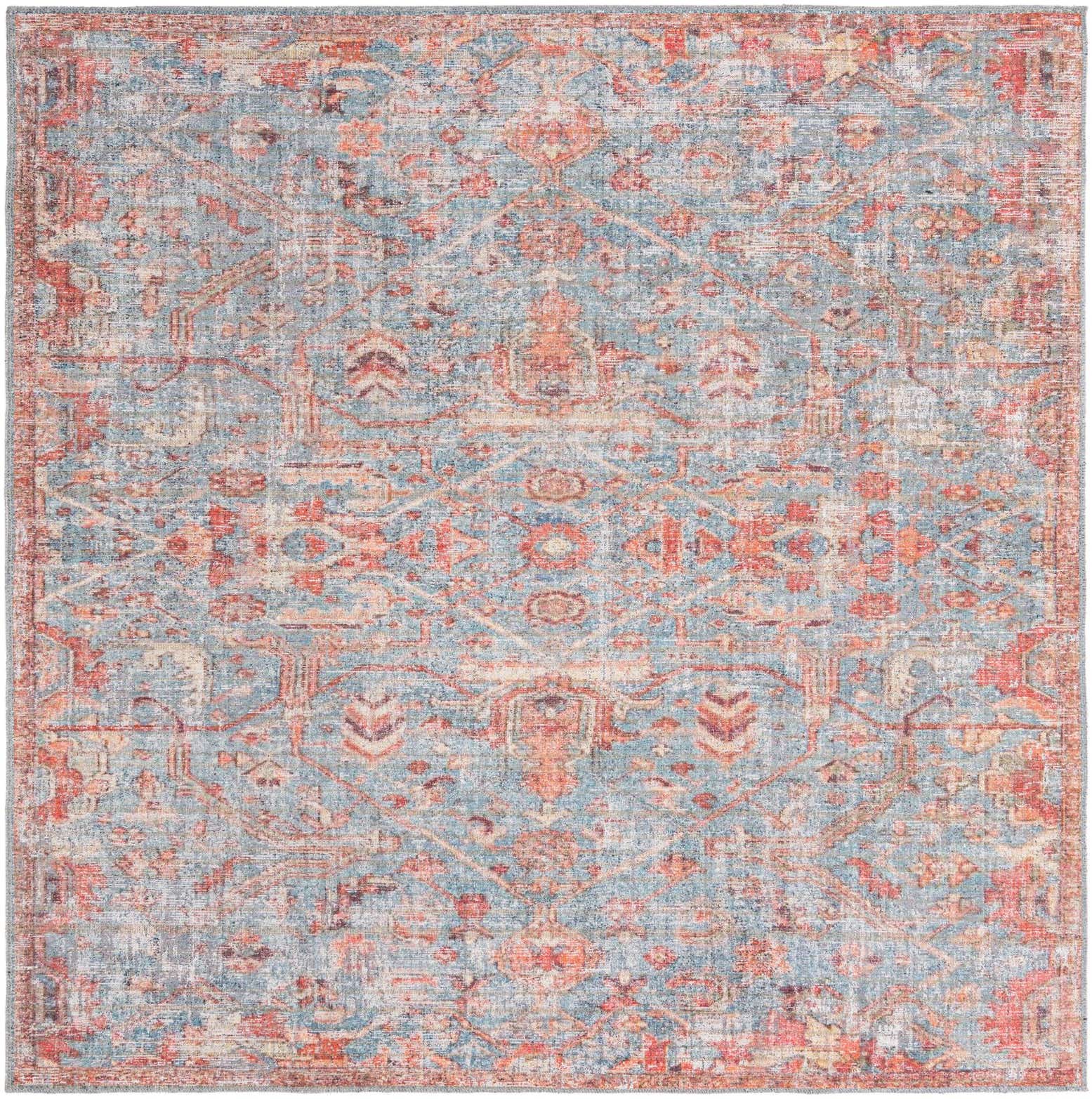 240cm x 240cm lavable Nostalgia Alfombra Cuadrado