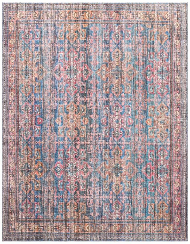 Detail image of 7' 3 x 7' 3 Washable Nostalgia Square Rug