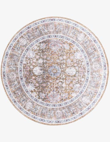 7' 10 x 7' 10 Yara Round Rug