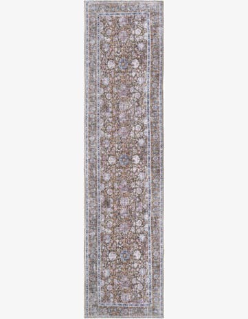 Antique Gold Washable Yara Runner Rug