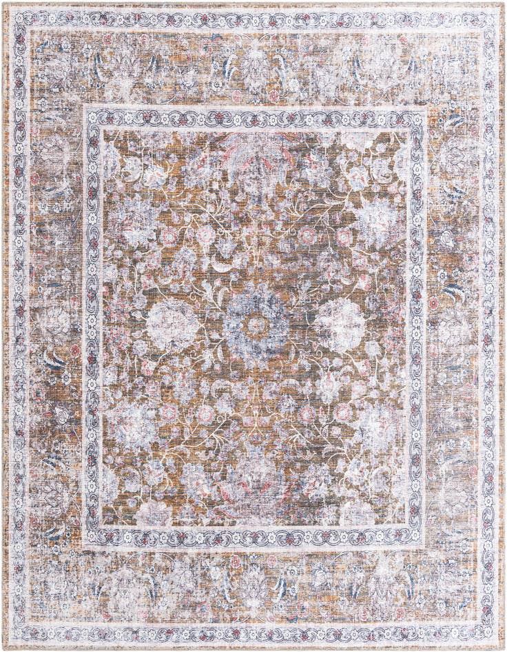 Detail image of 7' 10 x 7' 10 Washable Yara Square Rug