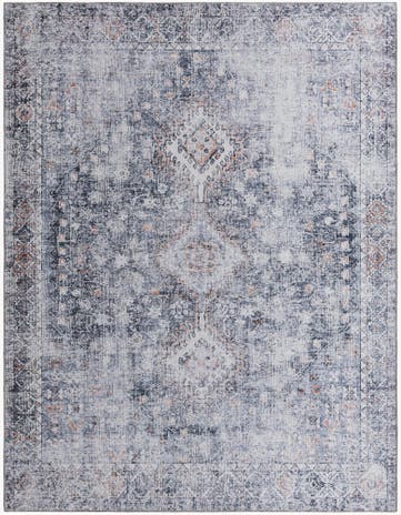 Antique Gray Washable Yara Rug