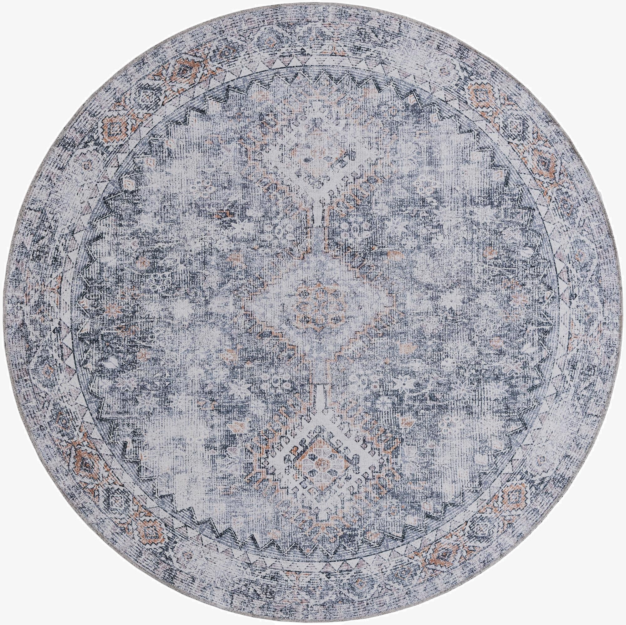 7' 10 x 7' 10 Yara Round Rug