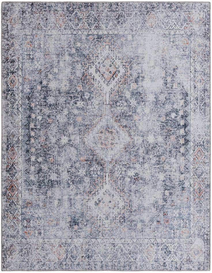 Detail image of 7' 10 x 7' 10 Washable Yara Square Rug