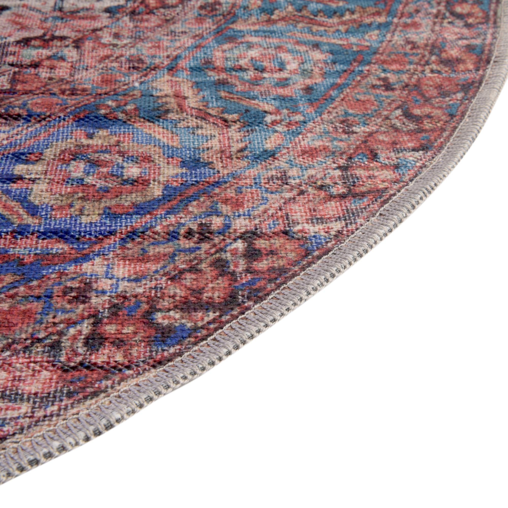 4' x 6' Washable Maahru Oval Rug