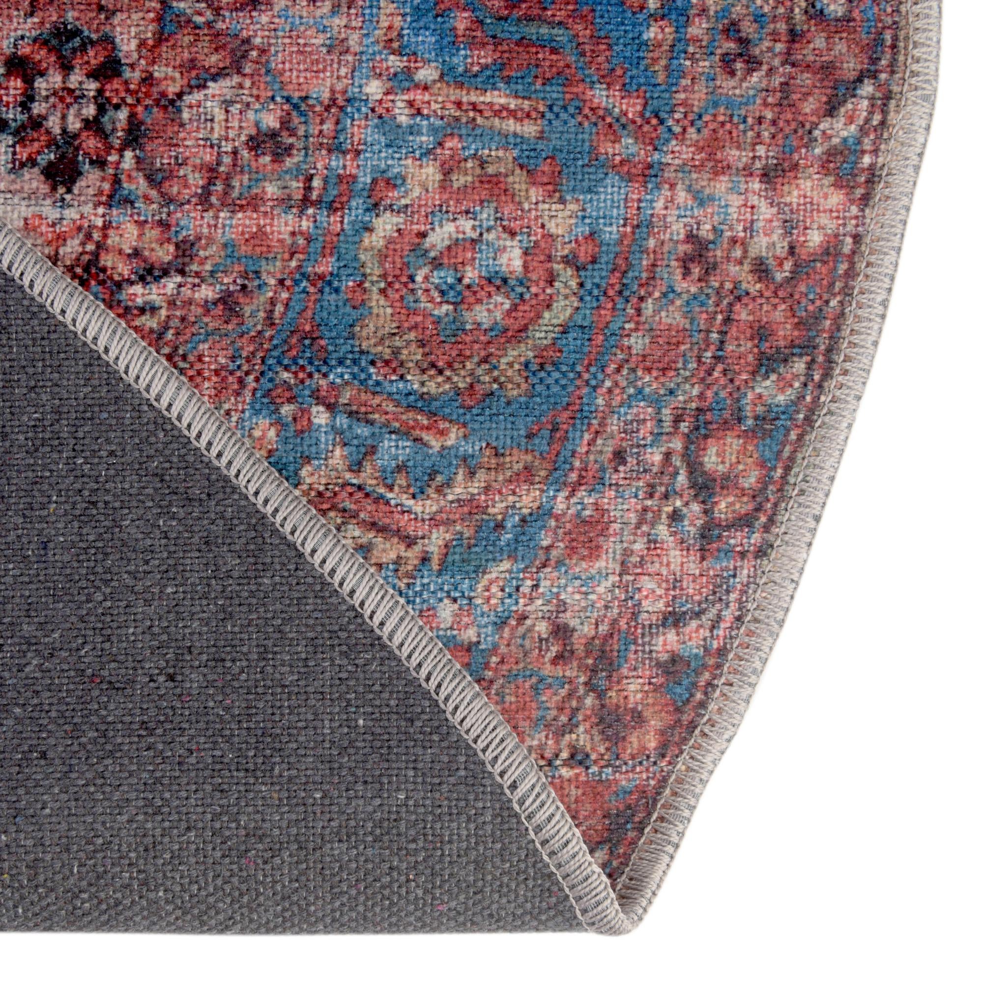 4' x 6' Washable Maahru Oval Rug