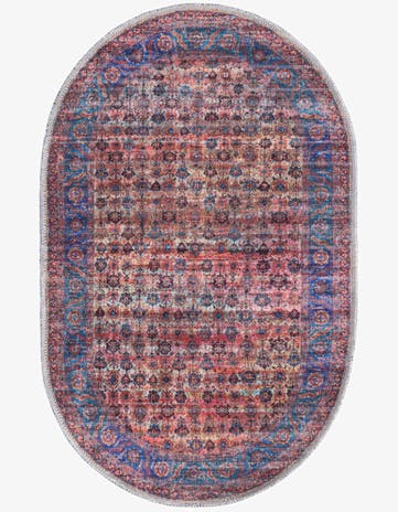 2' x 3' Washable Maahru Oval Rug