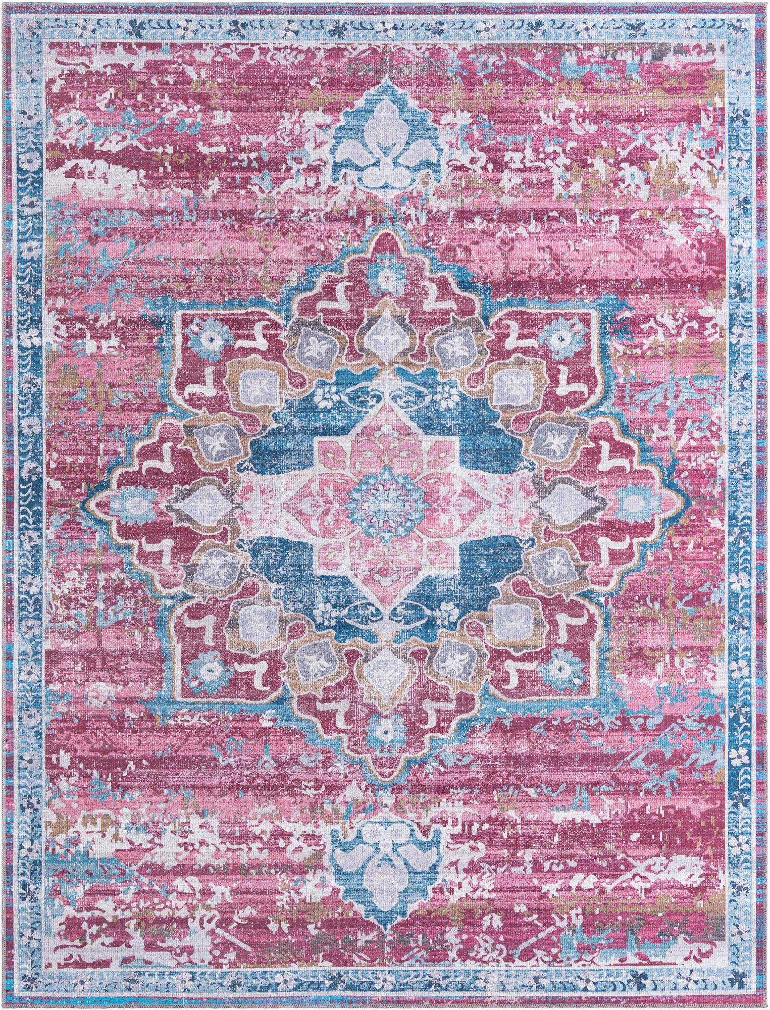 7' 10 x 10' Washable Francesca Rug
