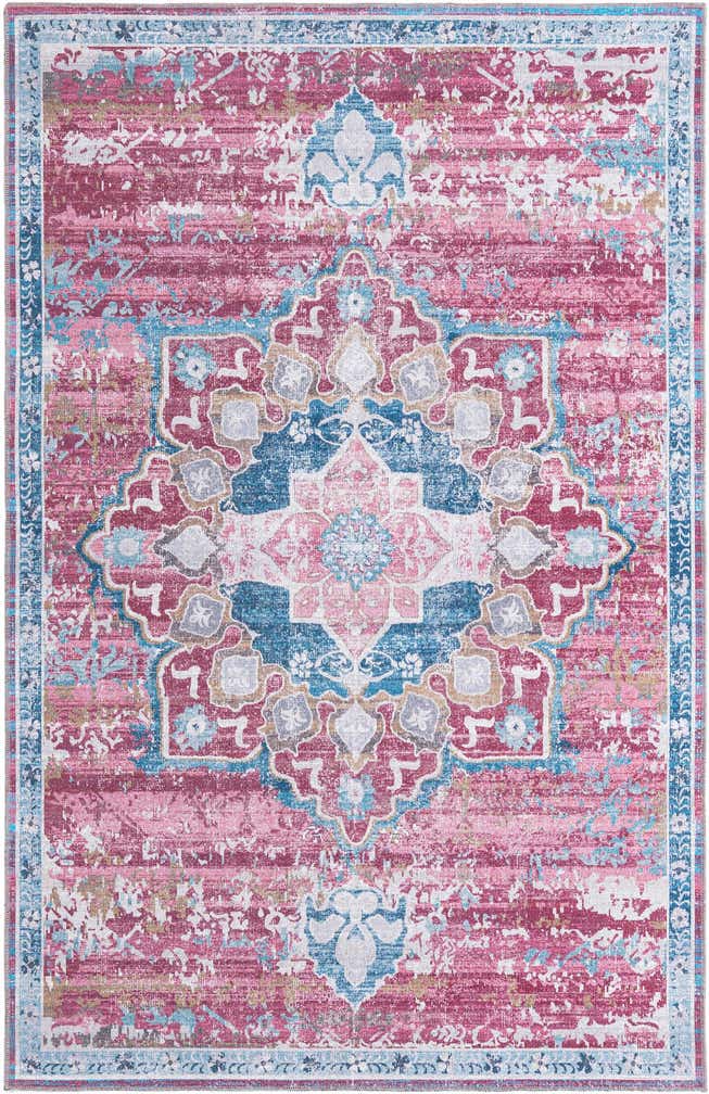 5' 3 x 8' Washable Francesca Rug