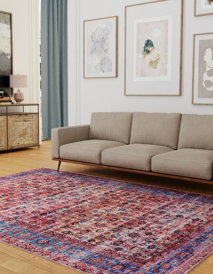 Detail image of 9' 2 x 12'  Washable Maahru Rug