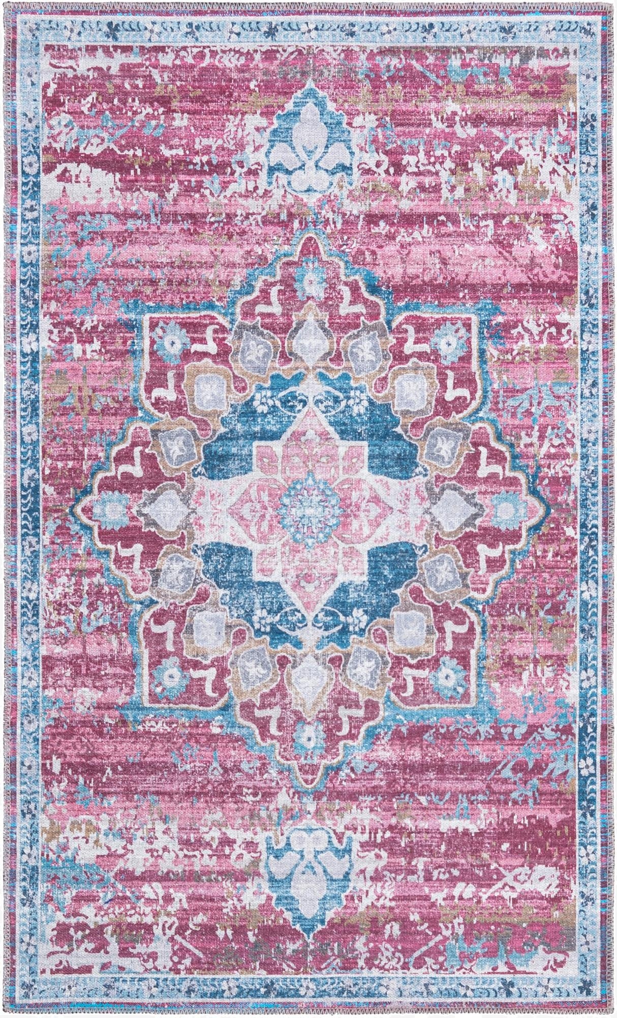 Primary image 3' 3 x 5' 3  Washable Renaissance Rug