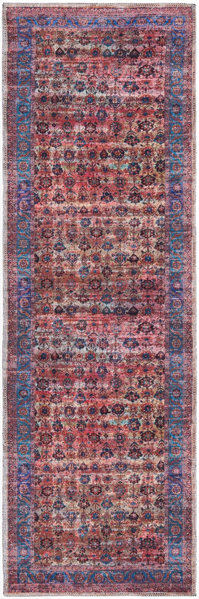 Primary image  2' x 6'  Washable Maahru Runner Rug