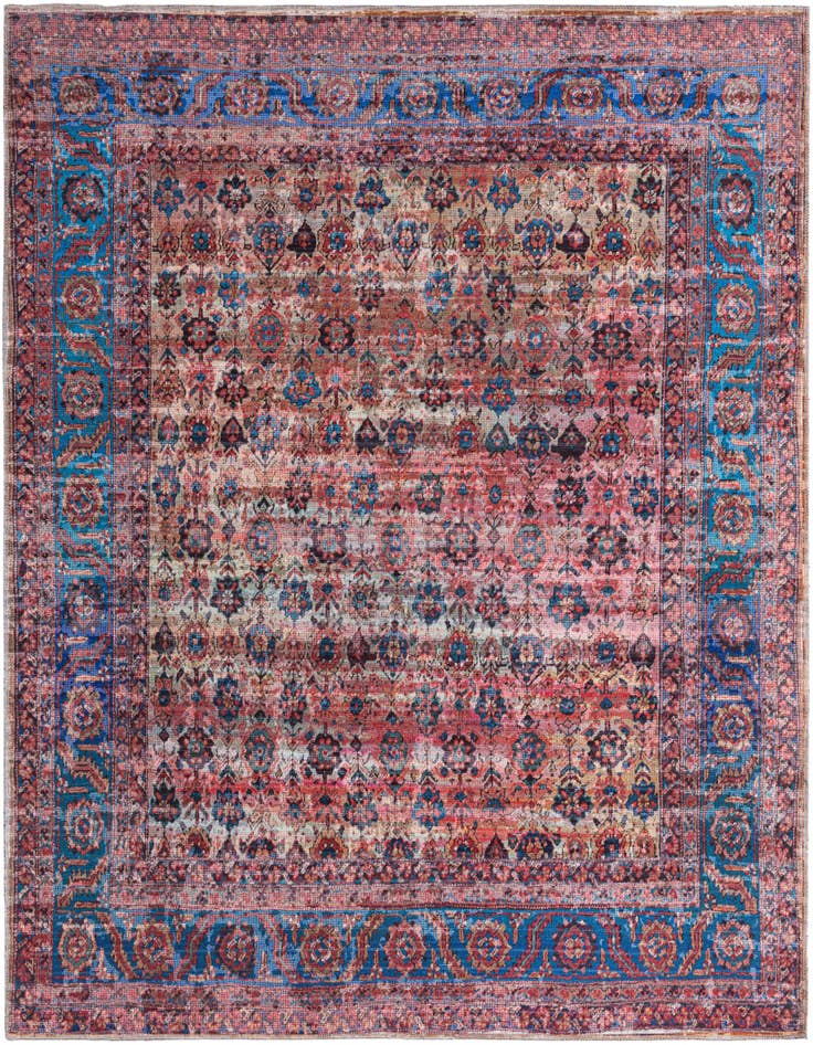 Detail image of 7' 10 x 7' 10 Washable Maahru Square Rug