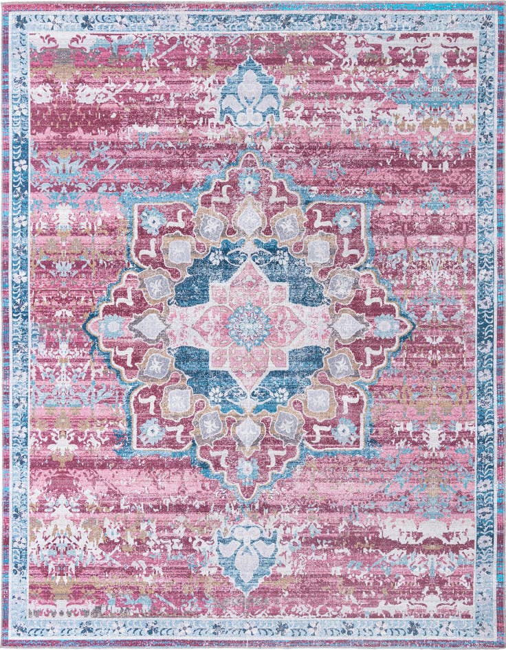 Detail image of 10' 6 x 10' 6 Washable Renaissance Square Rug