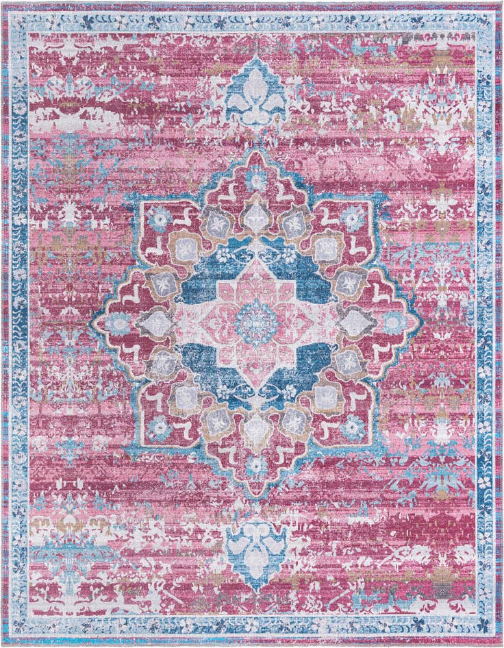 Detail image of 7' 10 x 7' 10 Washable Renaissance Square Rug
