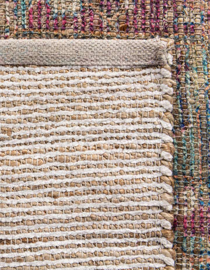 6' 1 x 9' Chenille Jute Rug