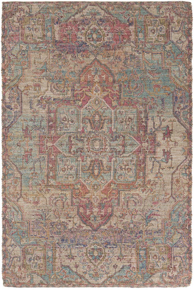 Detail image of 6' 1 x 9' Chenille Jute Rug
