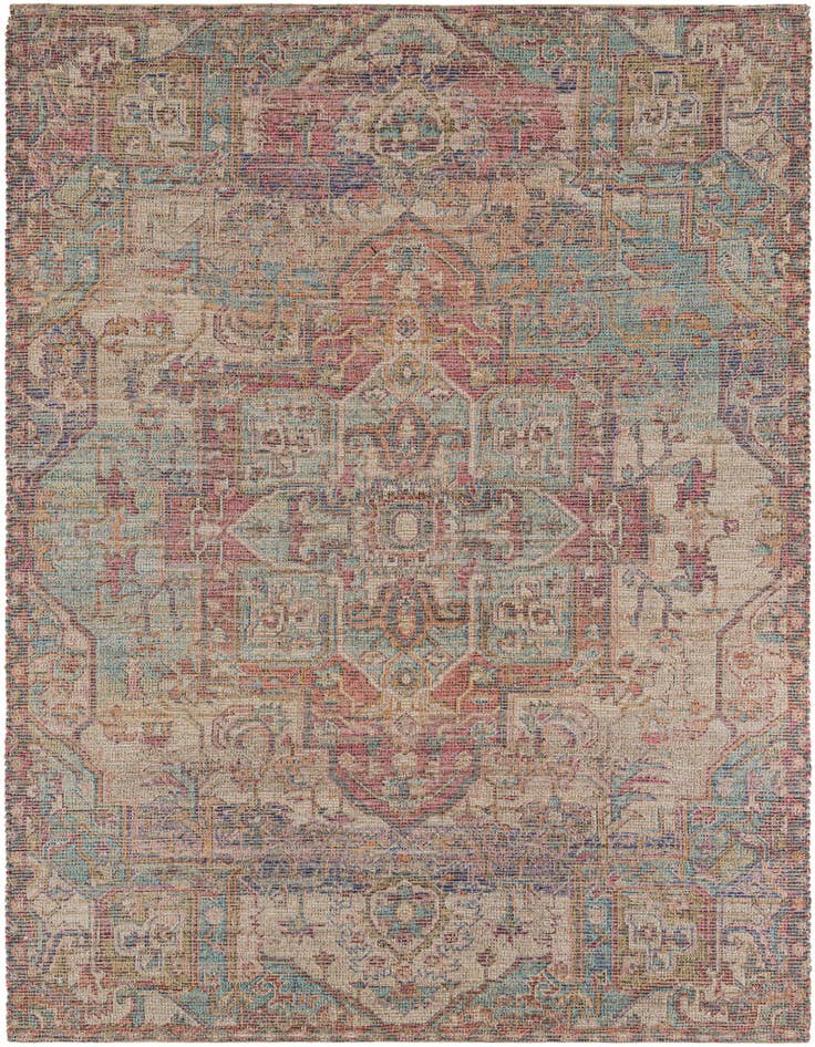 Detail image of 7' 10 x 10' Chenille Jute Rug