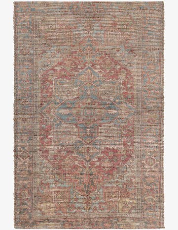 4' 1 x 6' 1 Chenille Jute Rug