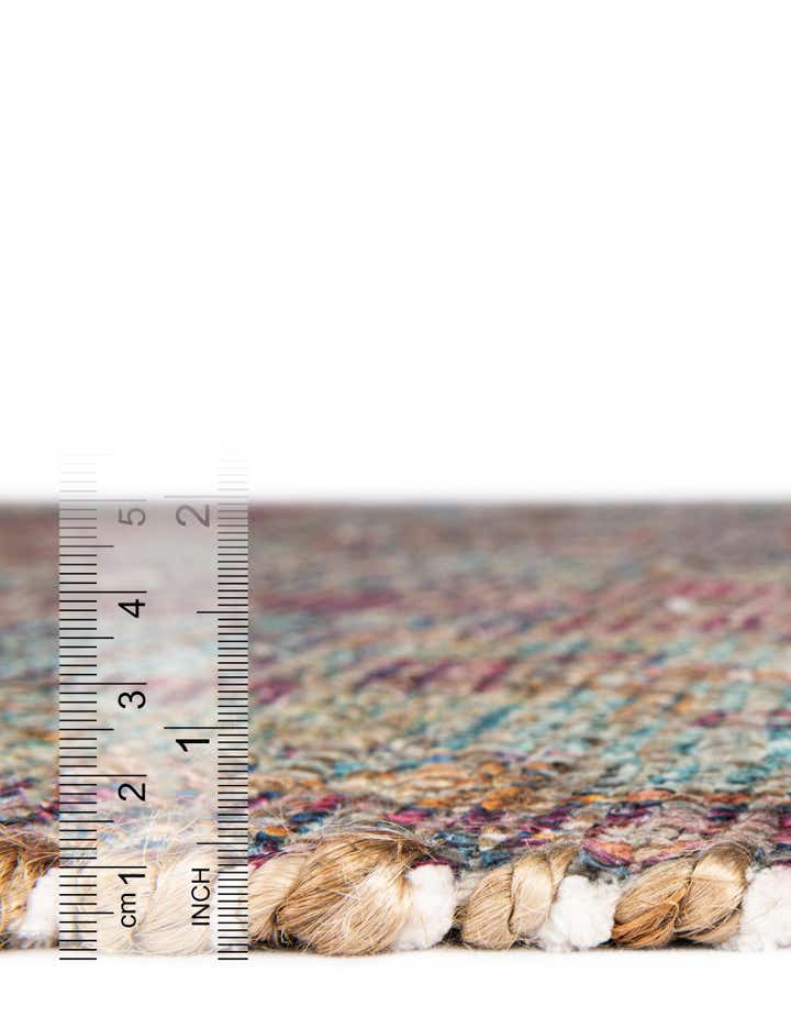 2' 2 x 6' 1 Chenille Jute Runner Rug